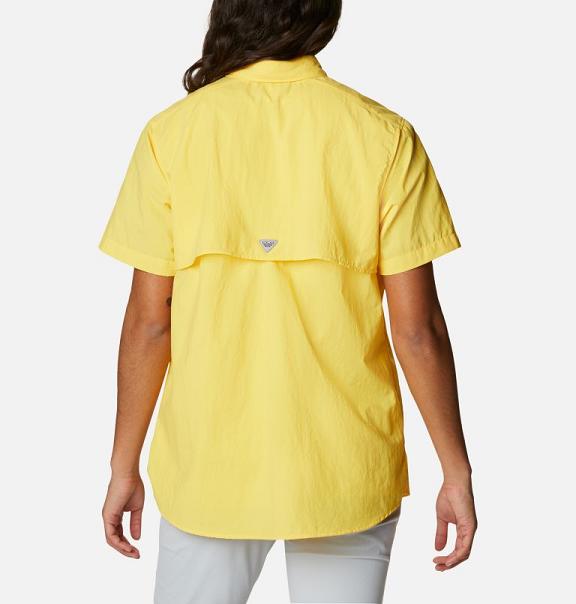 Columbia PFG Bahama Shirts Yellow For Women's NZ41706 New Zealand